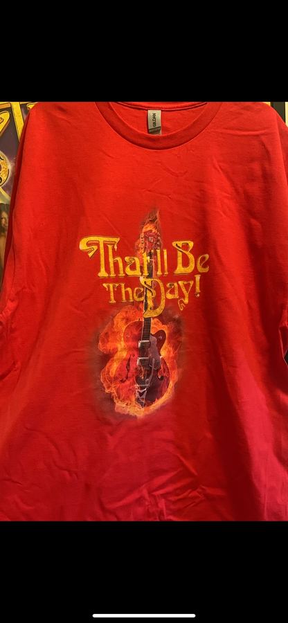 That’ll Be The Day Guitar Flame Logo T-shirt